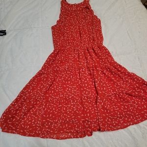 A red dress no tags but fits me I wear small or zero